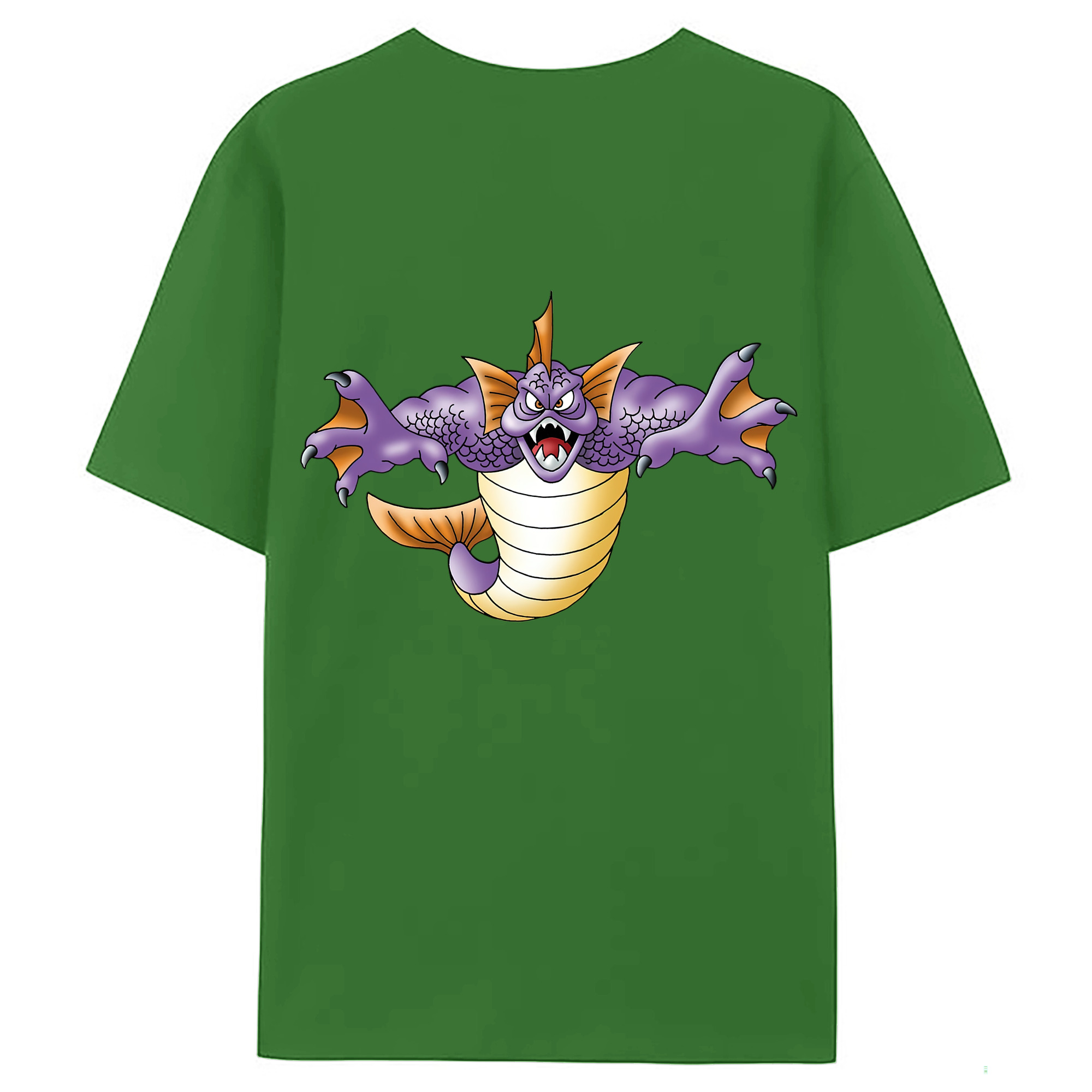 （画像用） ドラゴンクエスト Doragon Kuesuto Dragon Quest レディース半袖Tシャツ(バックプリント)